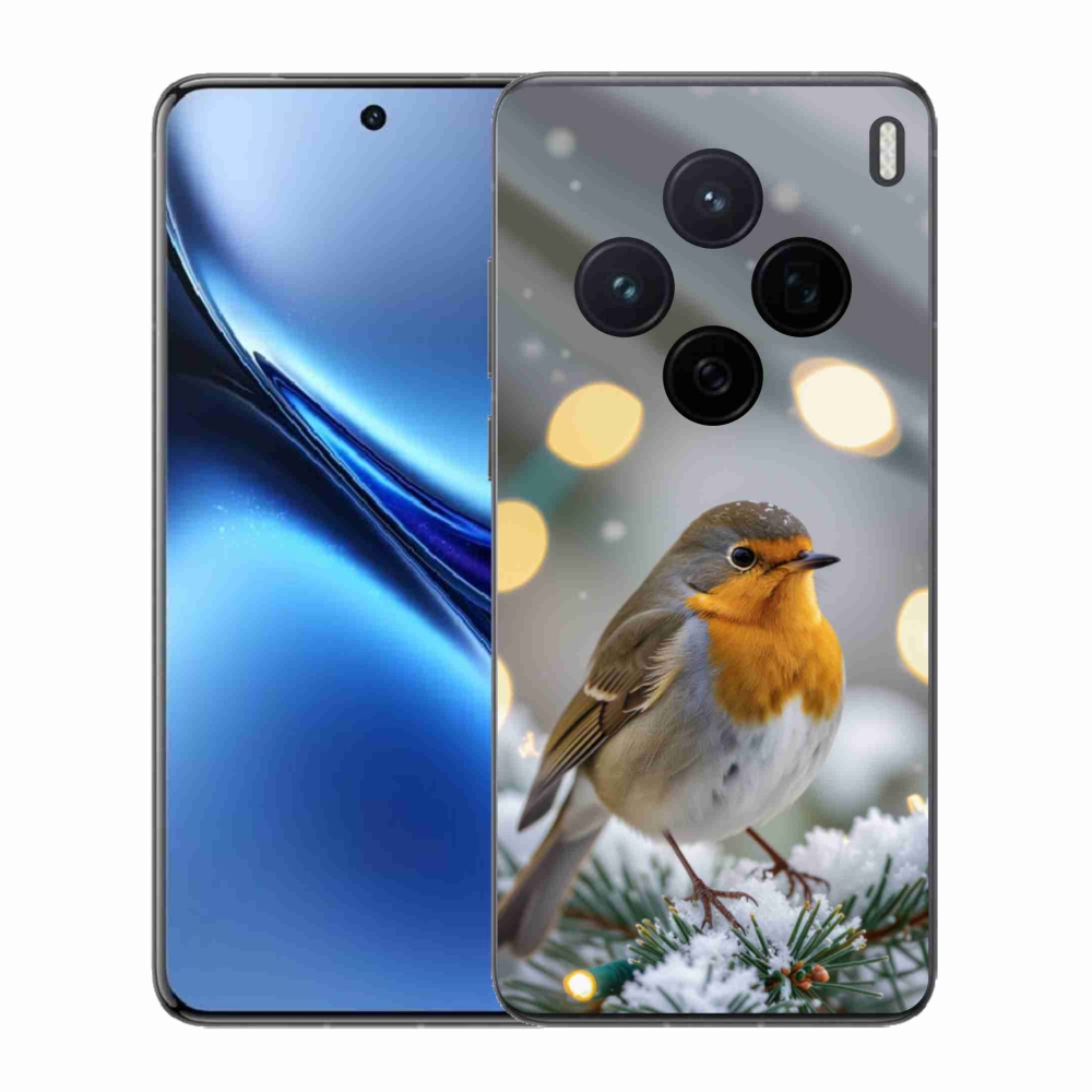 Gélový kryt mmCase na Vivo X200 5G - červienka v zime