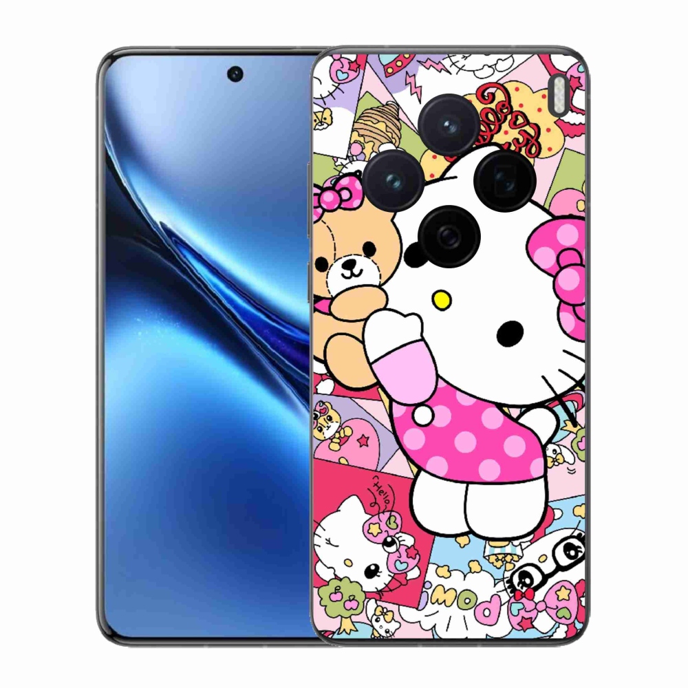 Gélový kryt mmCase na Vivo X200 5G - cute kitty