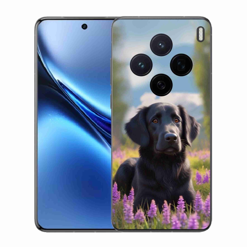 Gélový kryt mmCase na Vivo X200 5G - elegantný čierny retriever