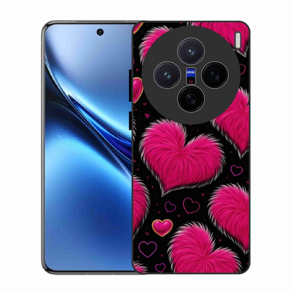 Gélový kryt mmCase na Vivo X200 5G - hebké srdce