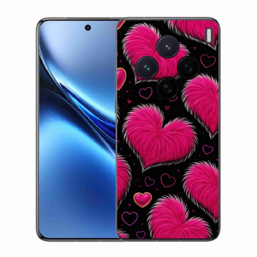 Gélový kryt mmCase na Vivo X200 5G - hebké srdce