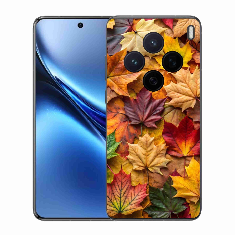 Gélový kryt mmCase na Vivo X200 5G - javorové listy 2