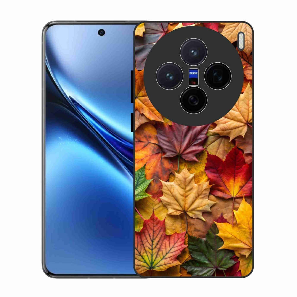 Gélový kryt mmCase na Vivo X200 5G - javorové listy 2