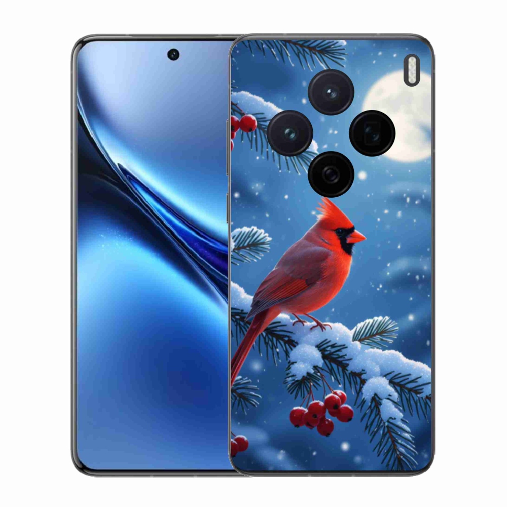 Gélový kryt mmCase na Vivo X200 5G - kardinál červený