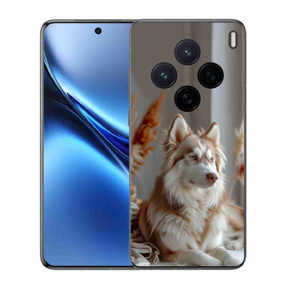 Gélový kryt mmCase na Vivo X200 5G - pokojný sibírsky husky