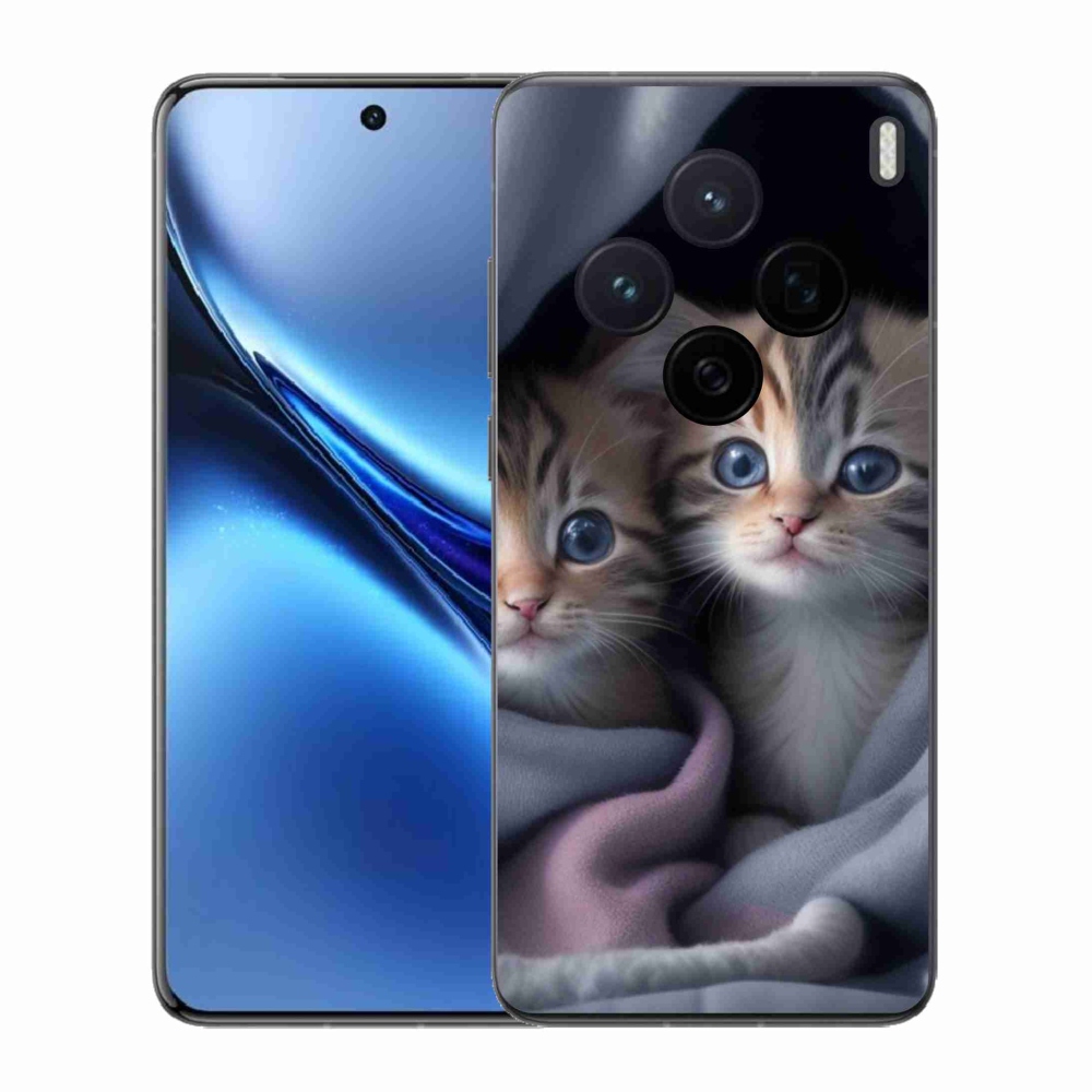 Gélový kryt mmCase na Vivo X200 5G - mačacie duo 2