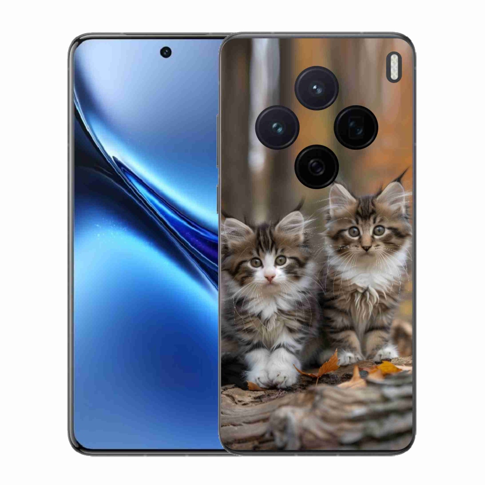 Gélový kryt mmCase na Vivo X200 5G - mačacie duo 3