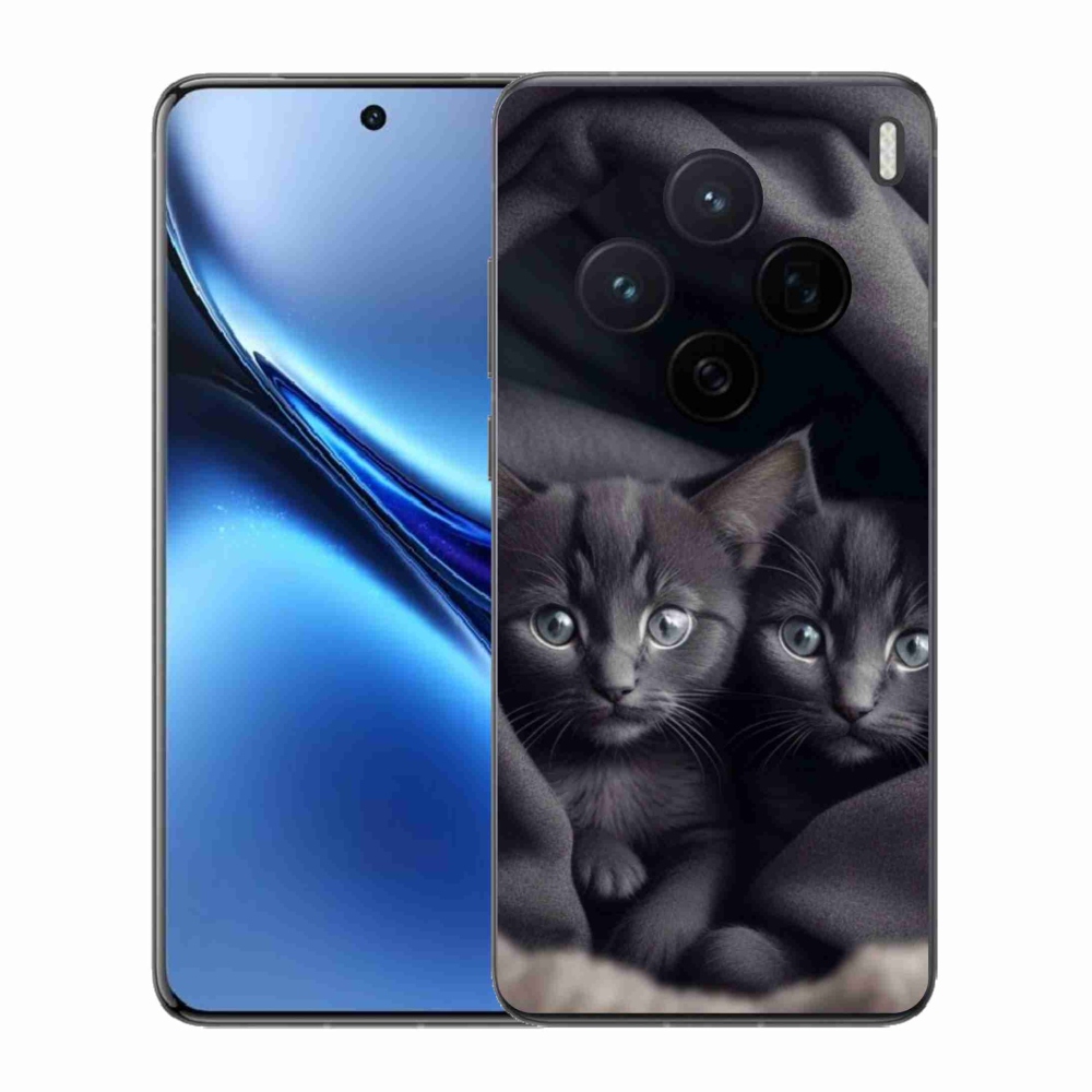 Gélový kryt mmCase na Vivo X200 5G - mačacie duo