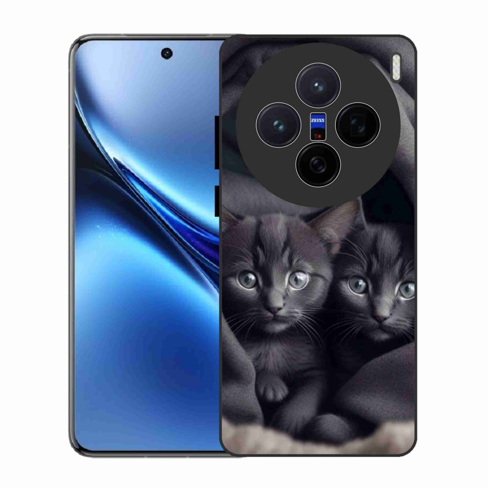 Gélový kryt mmCase na Vivo X200 5G - mačacie duo