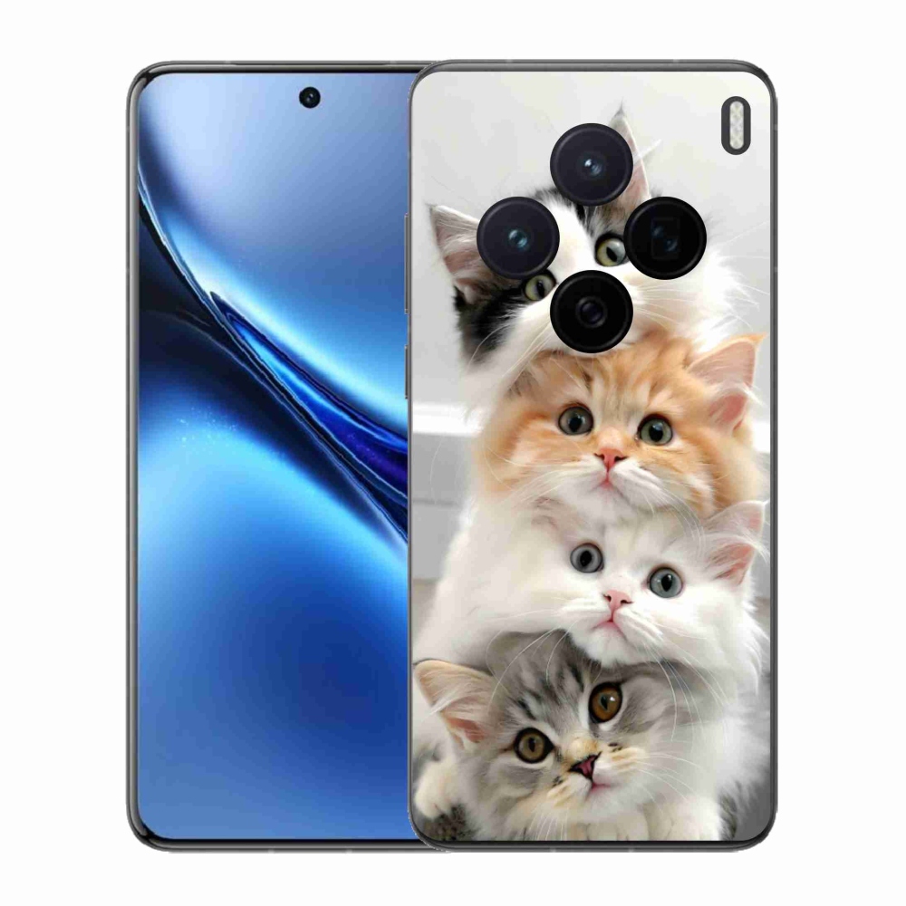 Gélový kryt mmCase na Vivo X200 5G - mačacia partia