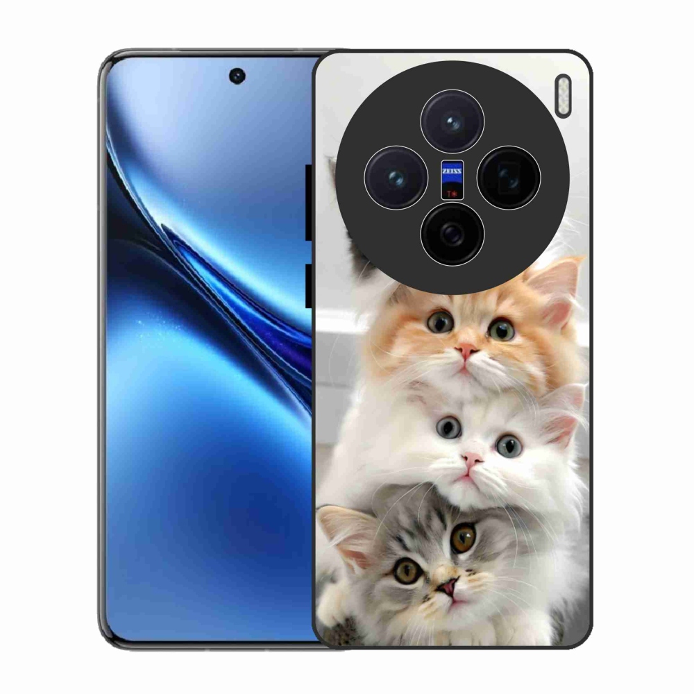 Gélový kryt mmCase na Vivo X200 5G - mačacia partia