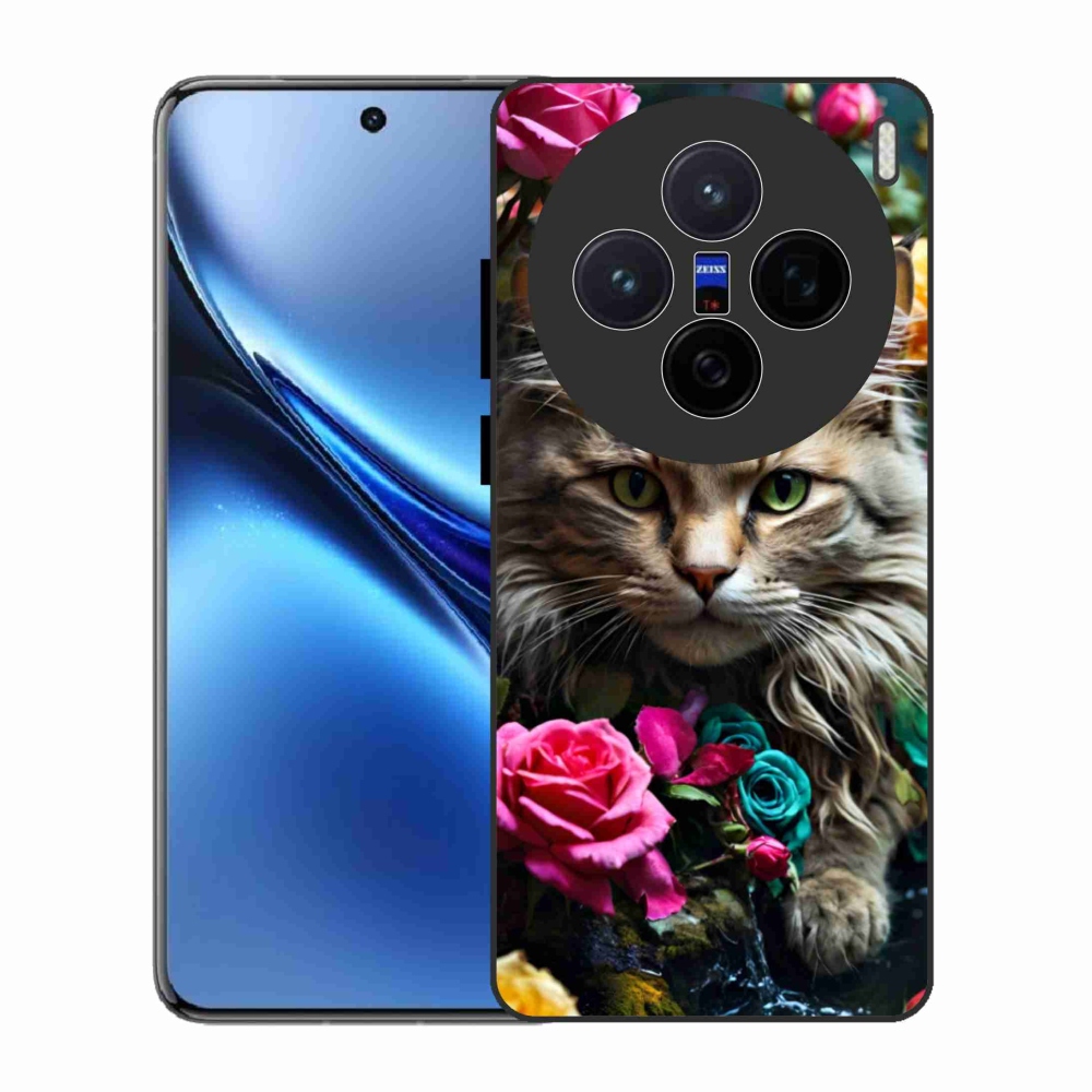 Gélový kryt mmCase na Vivo X200 5G - mačacie pohľad 2