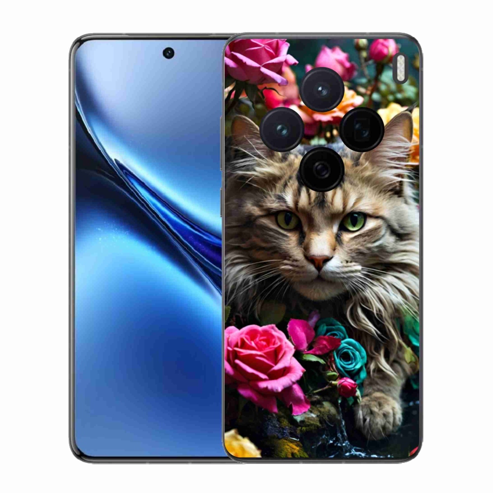 Gélový kryt mmCase na Vivo X200 5G - mačacie pohľad 2