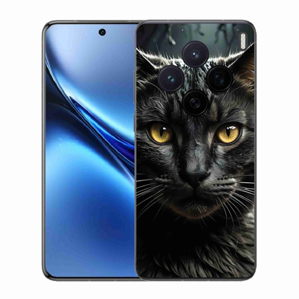 Gélový kryt mmCase na Vivo X200 5G - mačacie pohľad 3