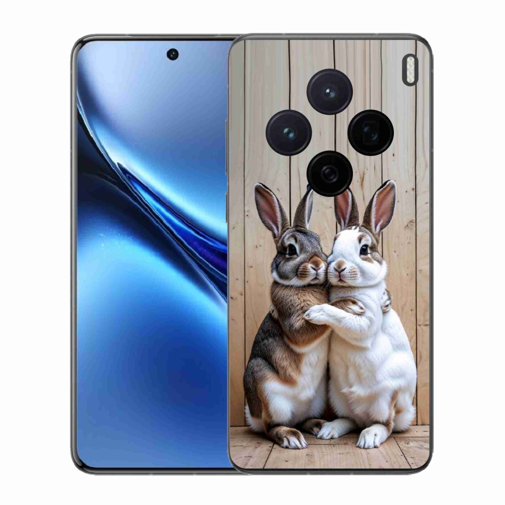 Gélový kryt mmCase na Vivo X200 5G - králičie pár