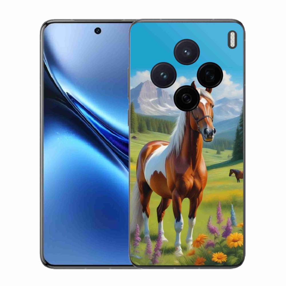 Gélový kryt mmCase na Vivo X200 5G - kôň na lúke