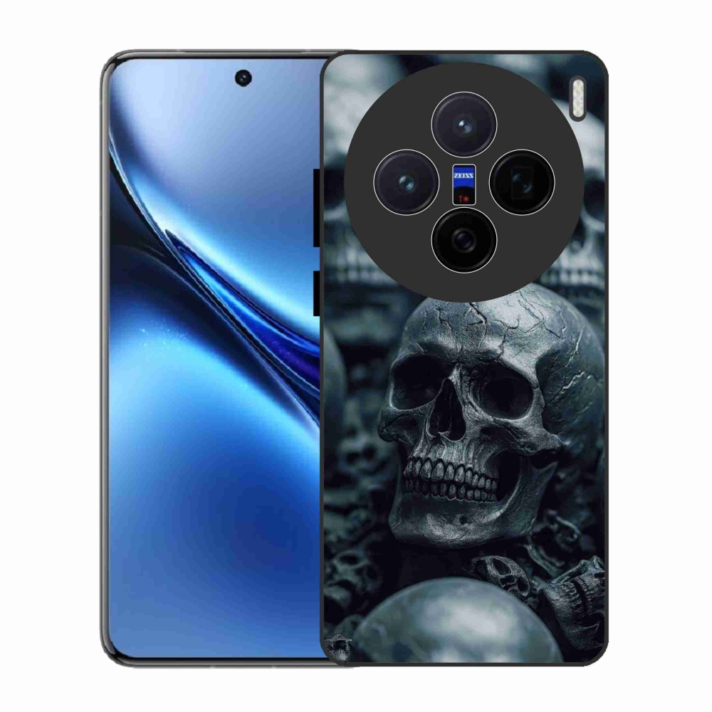 Gélový kryt mmCase na Vivo X200 5G - lebka 2