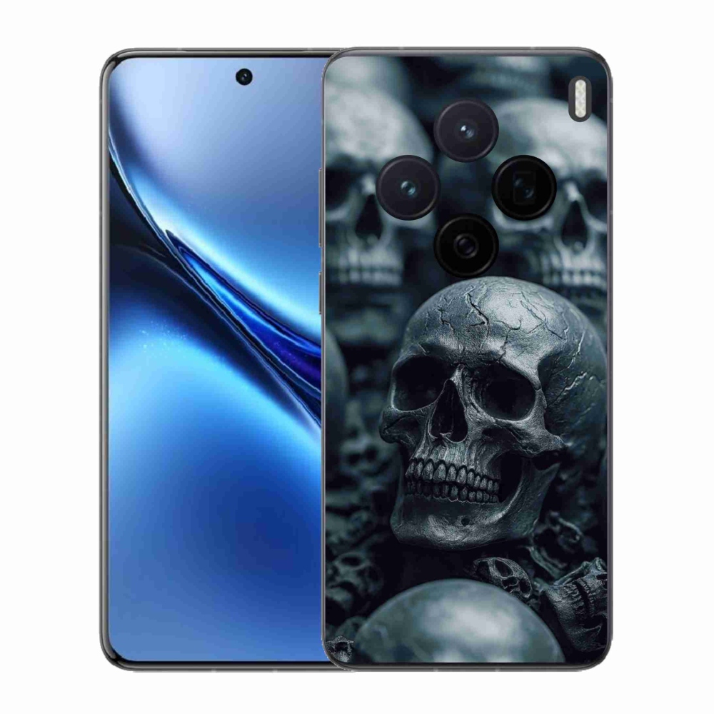 Gélový kryt mmCase na Vivo X200 5G - lebka 2