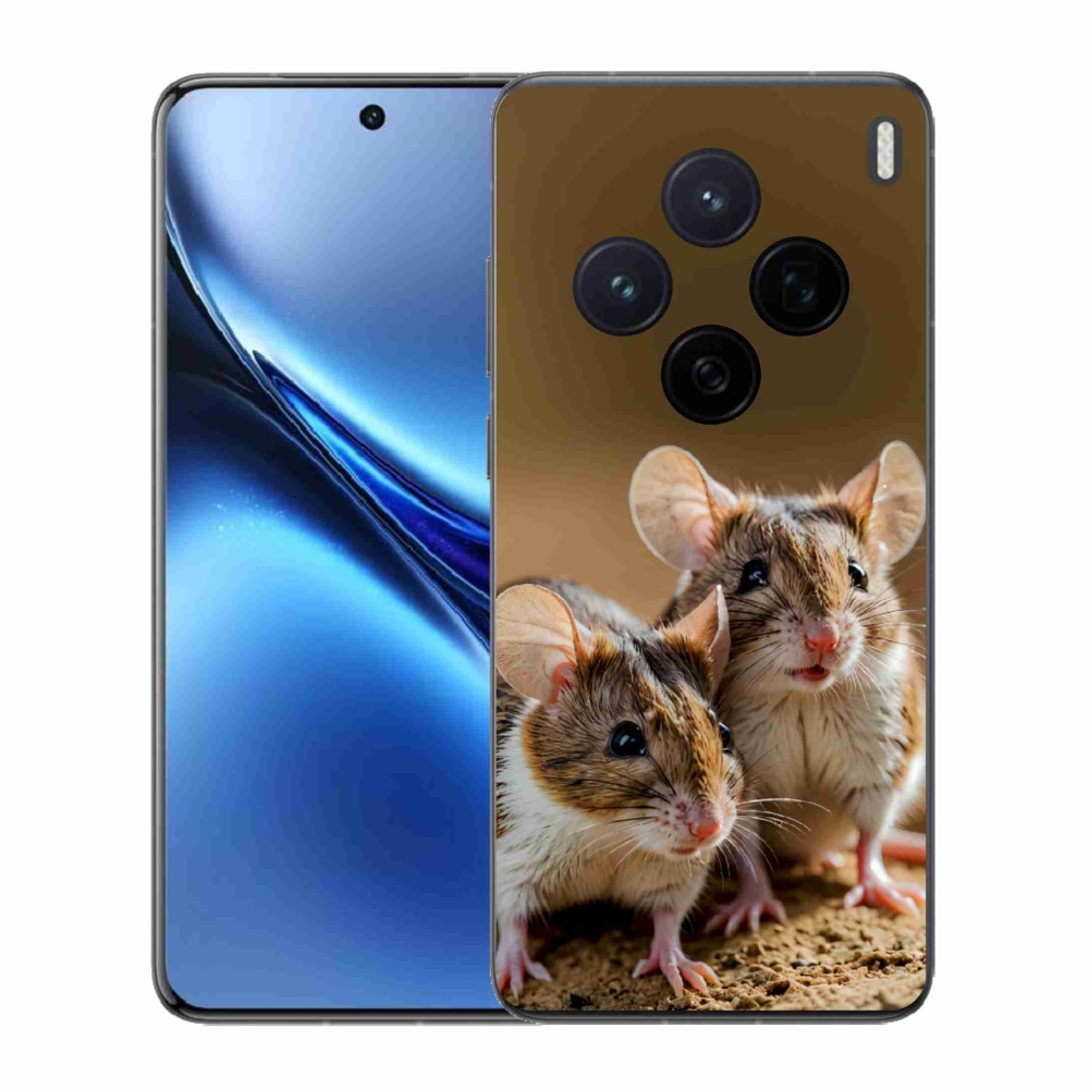 Gélový kryt mmCase na Vivo X200 5G - myší duo