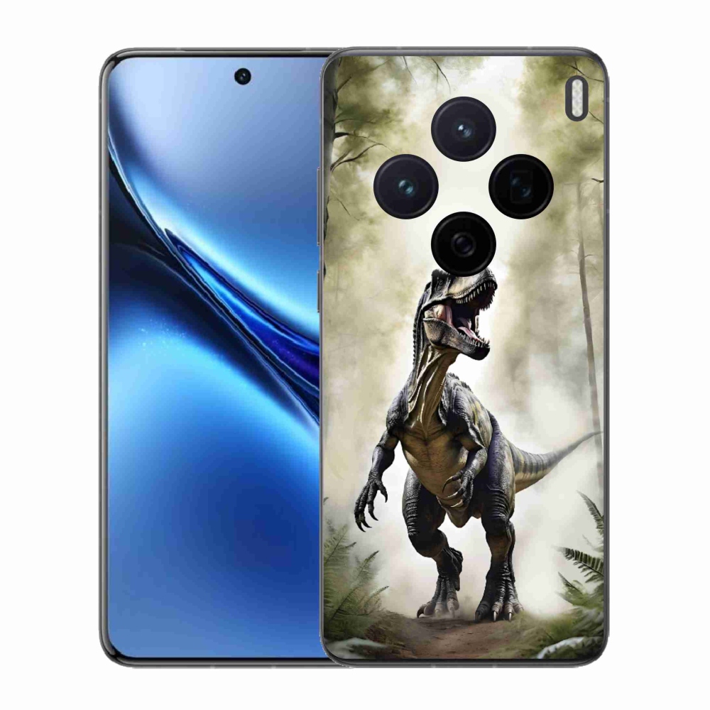 Gélový kryt mmCase na Vivo X200 5G - naštvaný T-Rex