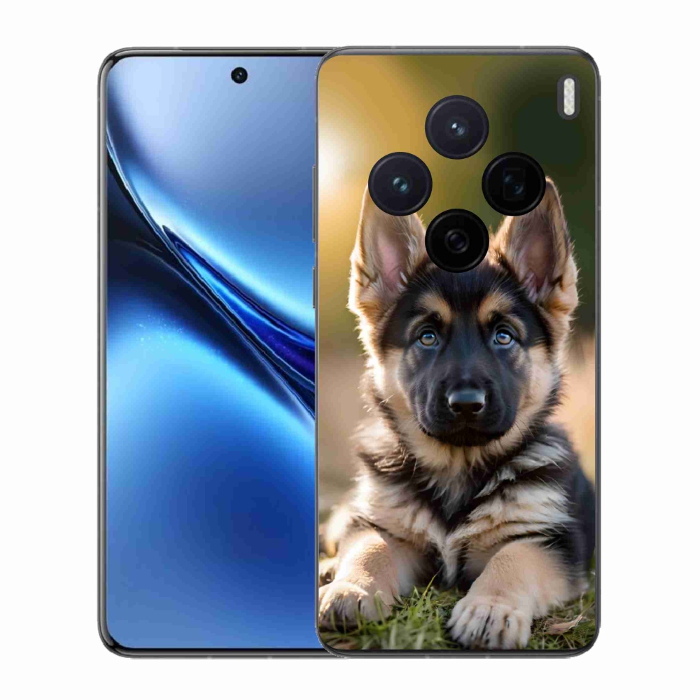 Gélový kryt mmCase na Vivo X200 5G - nemecký ovčiak v prírode