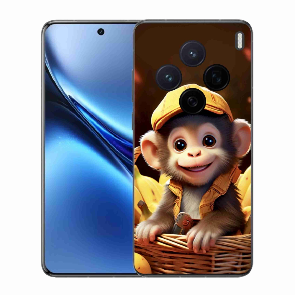 Gélový kryt mmCase na Vivo X200 5G - opice v košíku