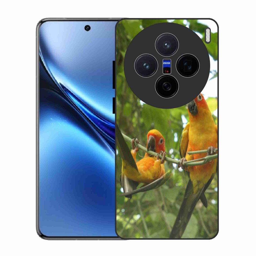 Gélový kryt mmCase na Vivo X200 5G - papagáje aratingy