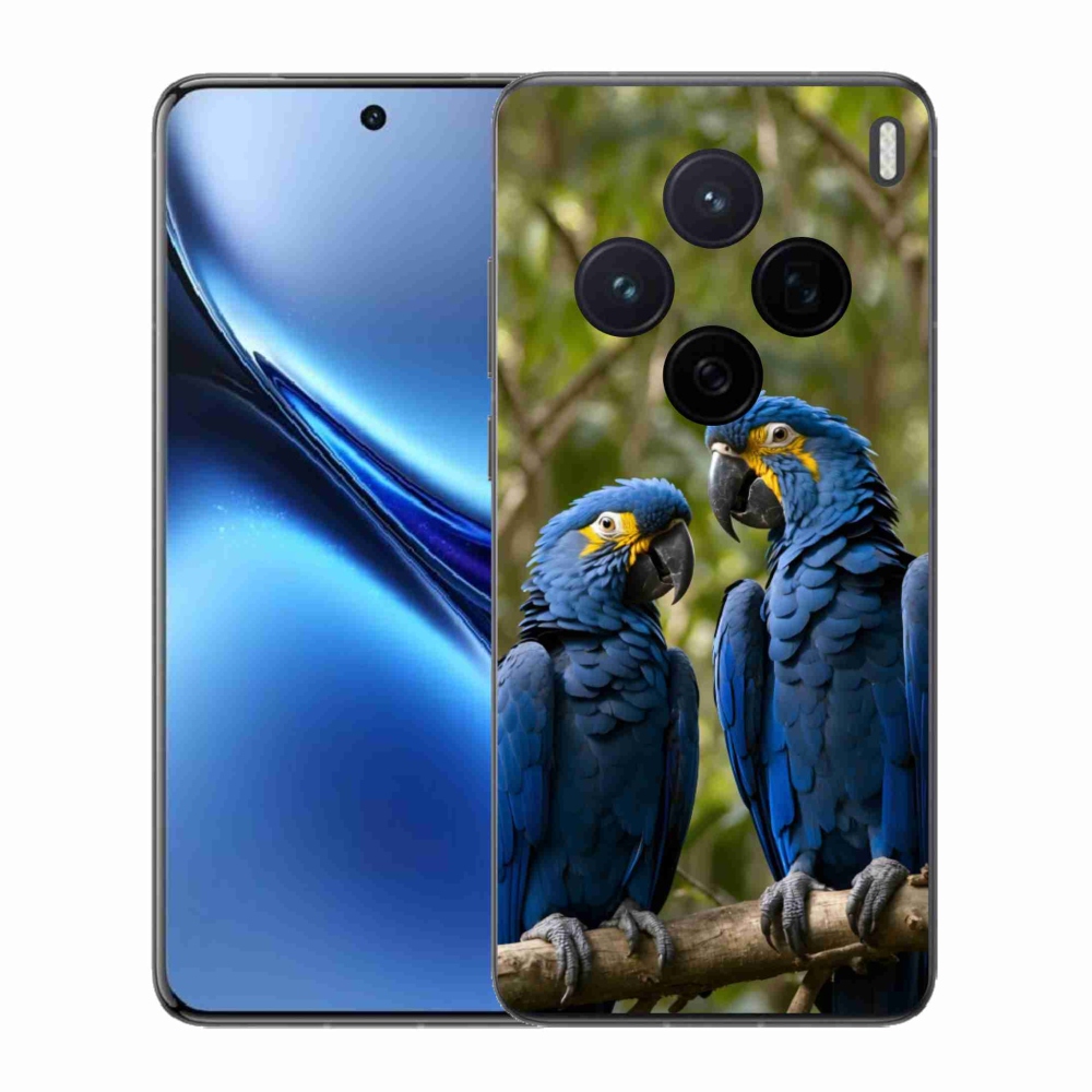 Gélový kryt mmCase na Vivo X200 5G - papagájové duo