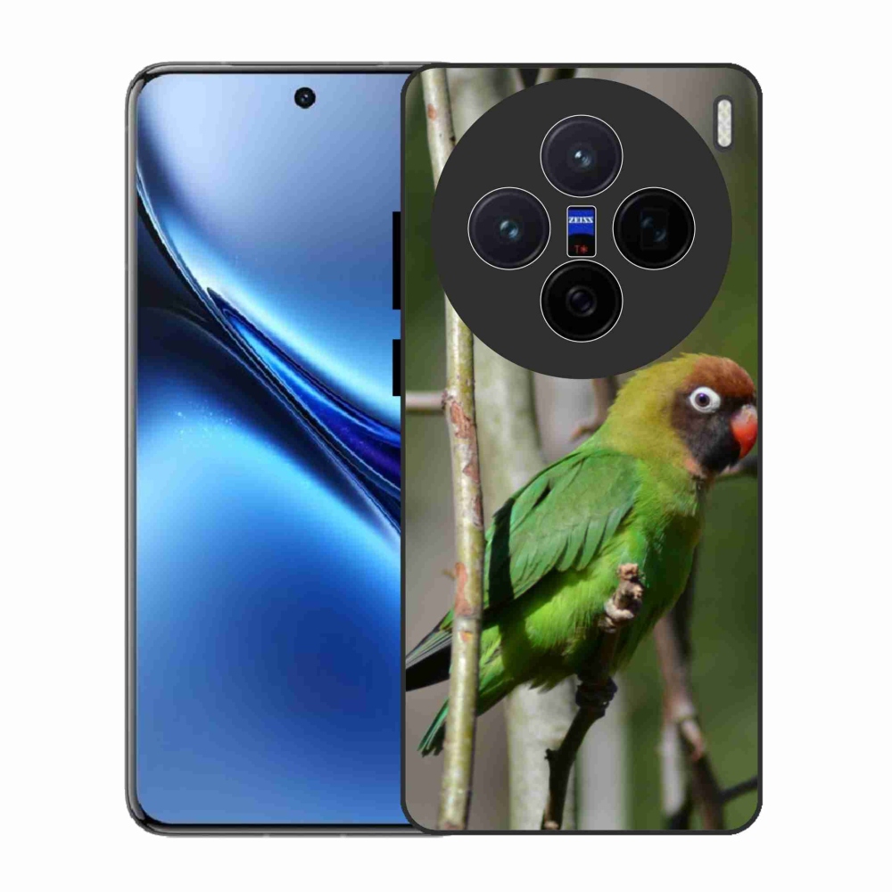 Gélový kryt mmCase na Vivo X200 5G - papagáj agapornis