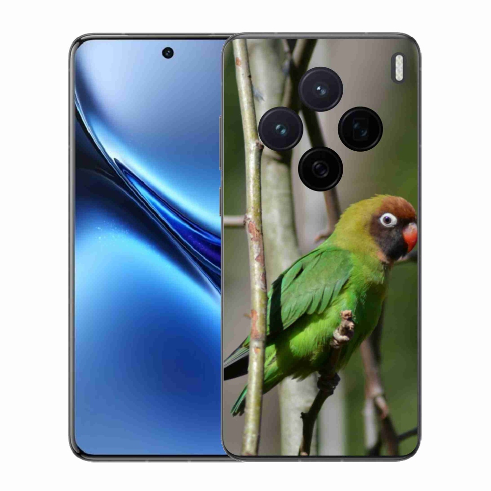 Gélový kryt mmCase na Vivo X200 5G - papagáj agapornis