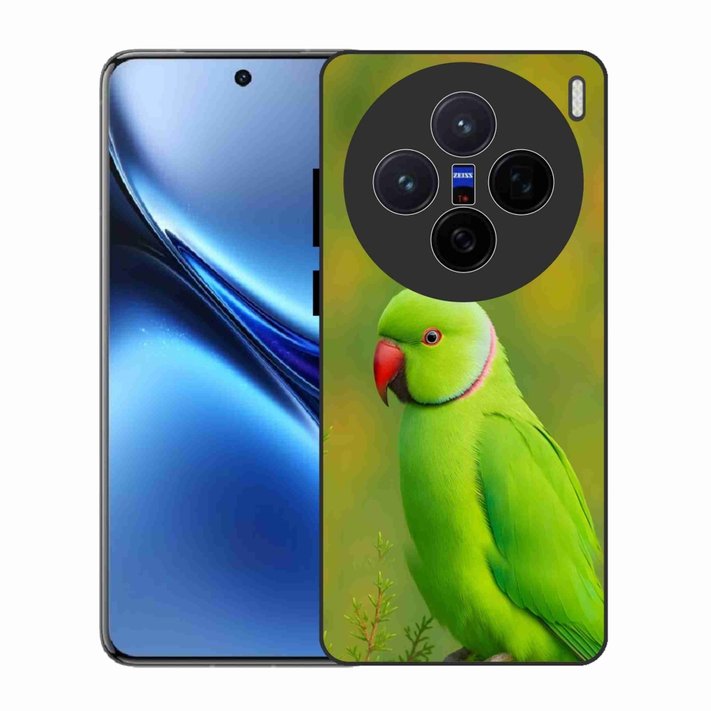 Gélový kryt mmCase na Vivo X200 5G - papagáj Alexandr 2