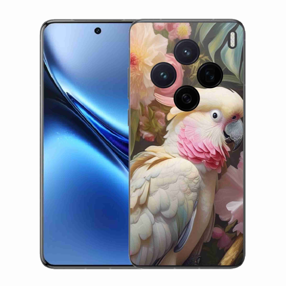 Gélový kryt mmCase na Vivo X200 5G - papagáj kakadu ružový 2