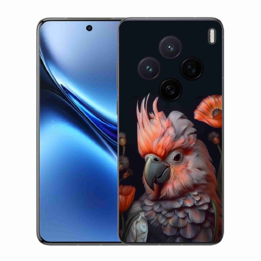 Gélový kryt mmCase na Vivo X200 5G - papagáj kakadu vo farbách