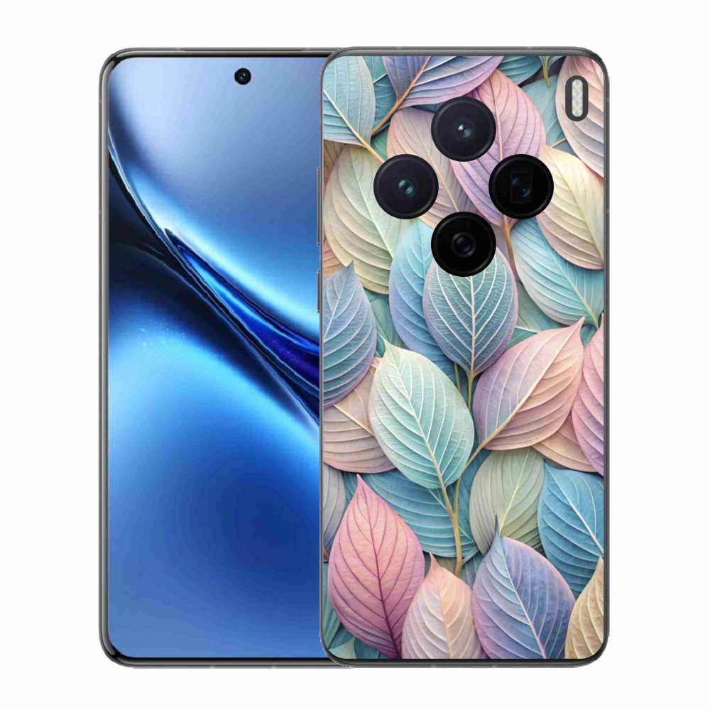 Gélový kryt mmCase na Vivo X200 5G - pastelové listy