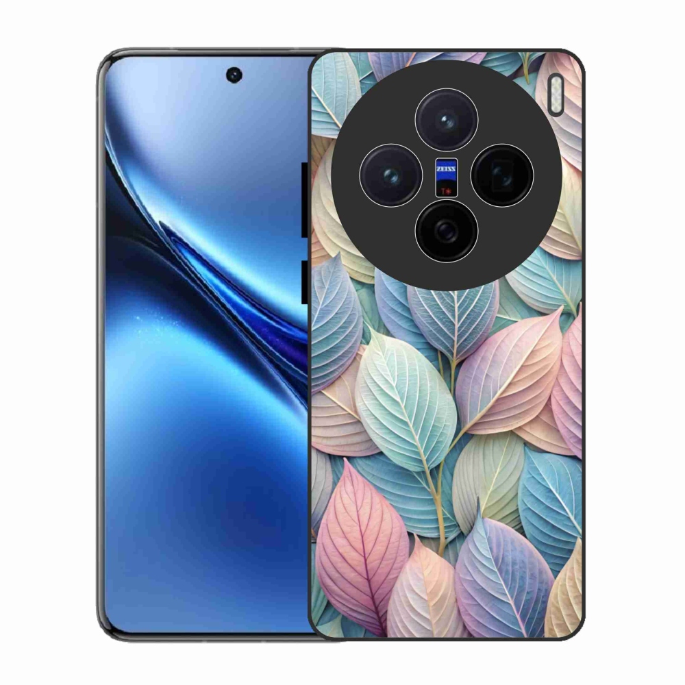 Gélový kryt mmCase na Vivo X200 5G - pastelové listy