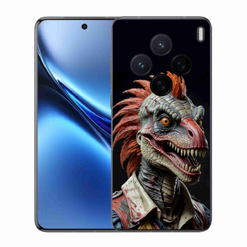 Gélový kryt mmCase na Vivo X200 5G - punk dinosaurus