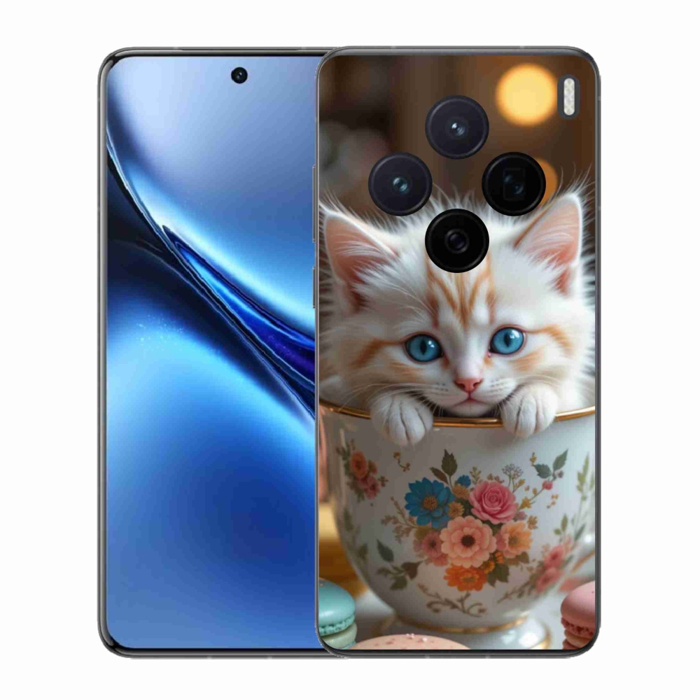 Gélový kryt mmCase na Vivo X200 5G - roztomilé mačiatko 6