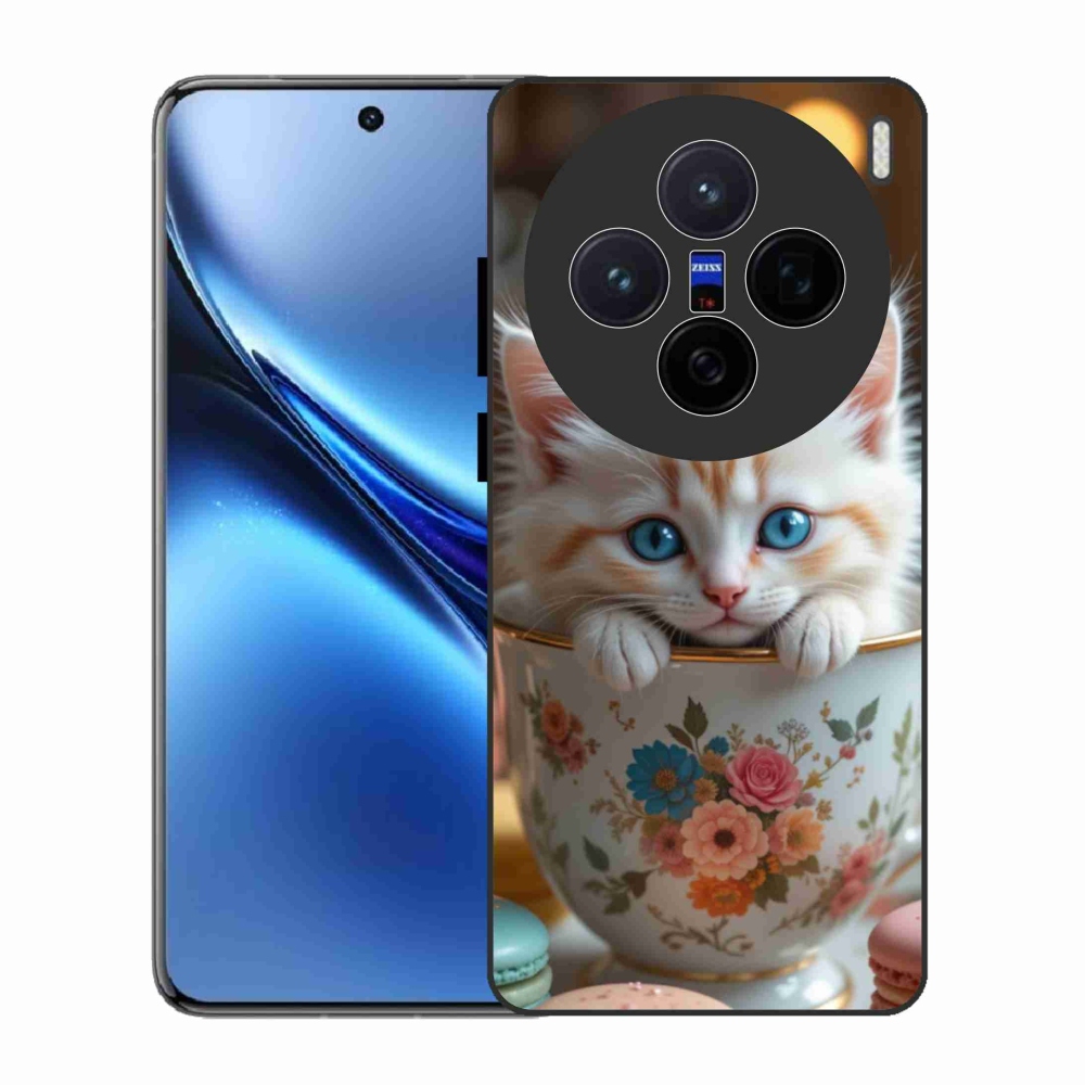 Gélový kryt mmCase na Vivo X200 5G - roztomilé mačiatko 6