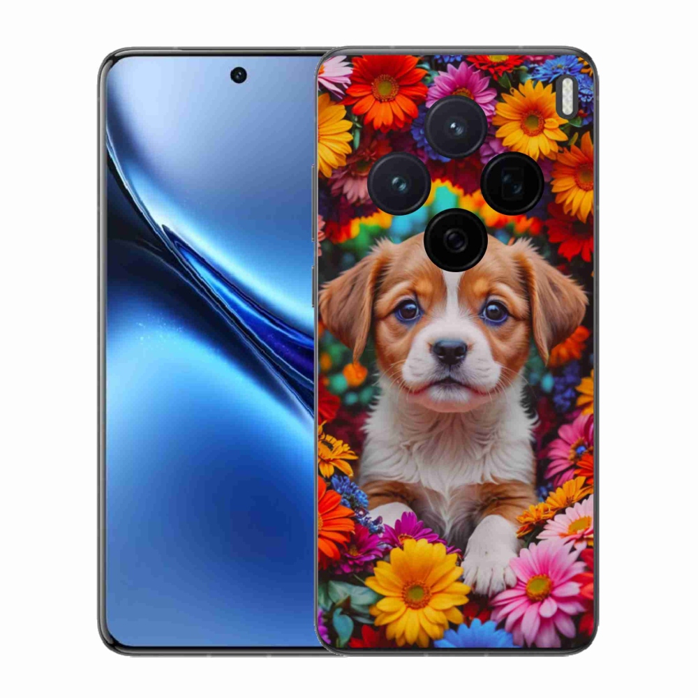 Gélový kryt mmCase na Vivo X200 5G - roztomilé šteňa