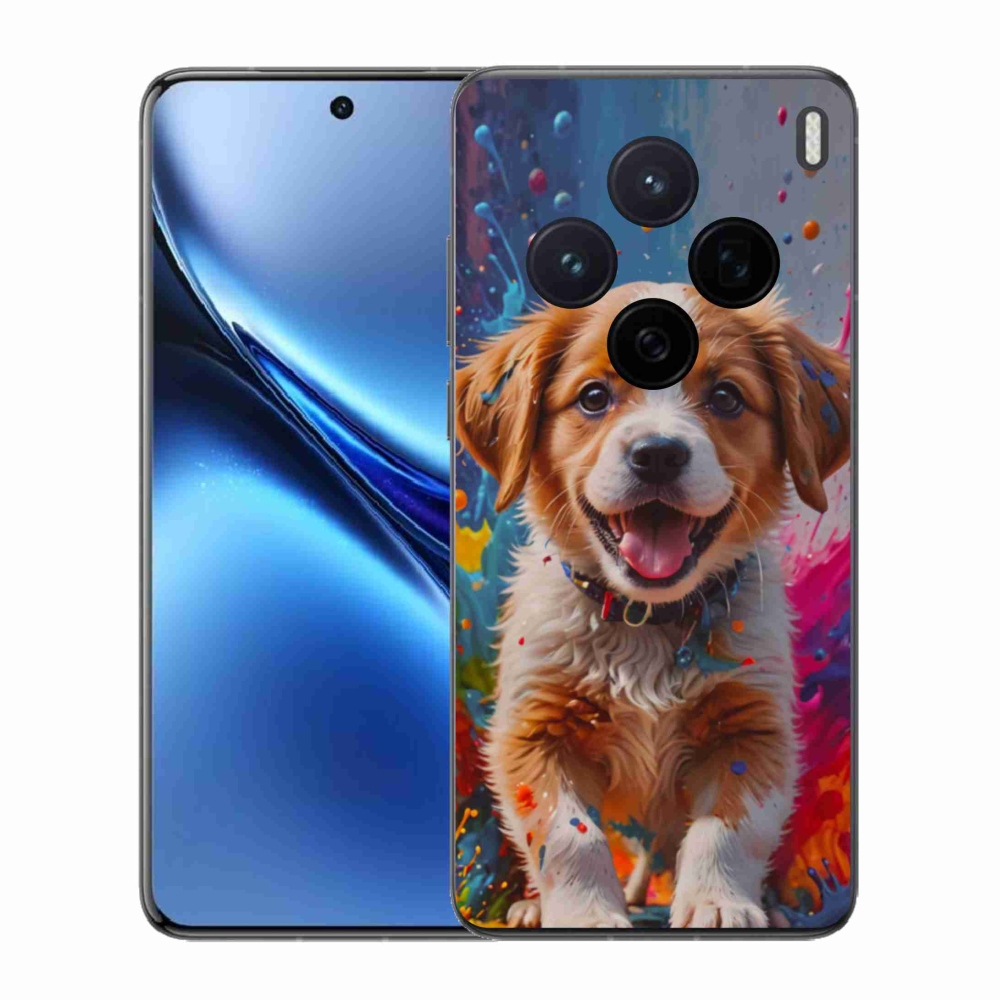 Gélový kryt mmCase na Vivo X200 5G - roztomilé šteňa 3