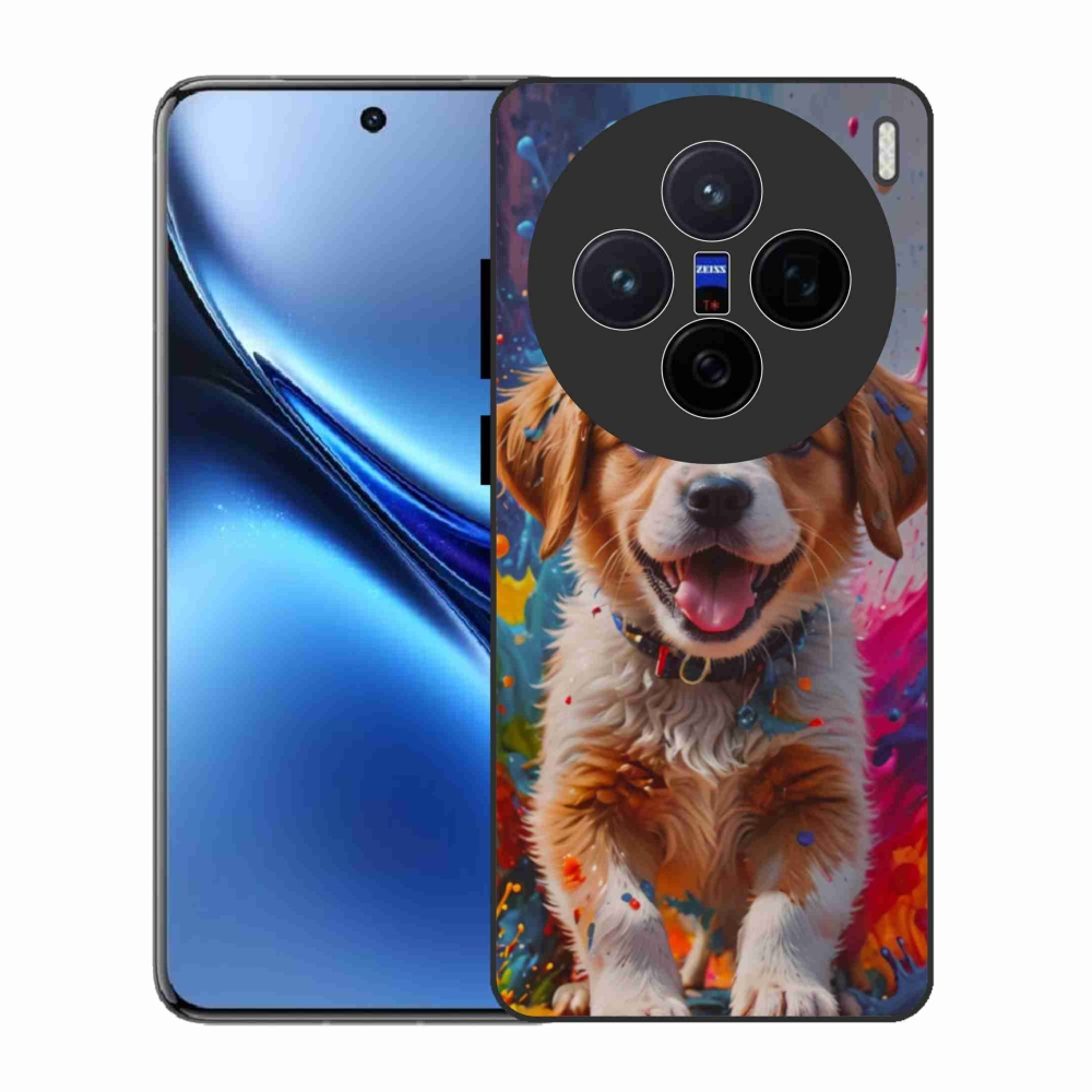 Gélový kryt mmCase na Vivo X200 5G - roztomilé šteňa 3