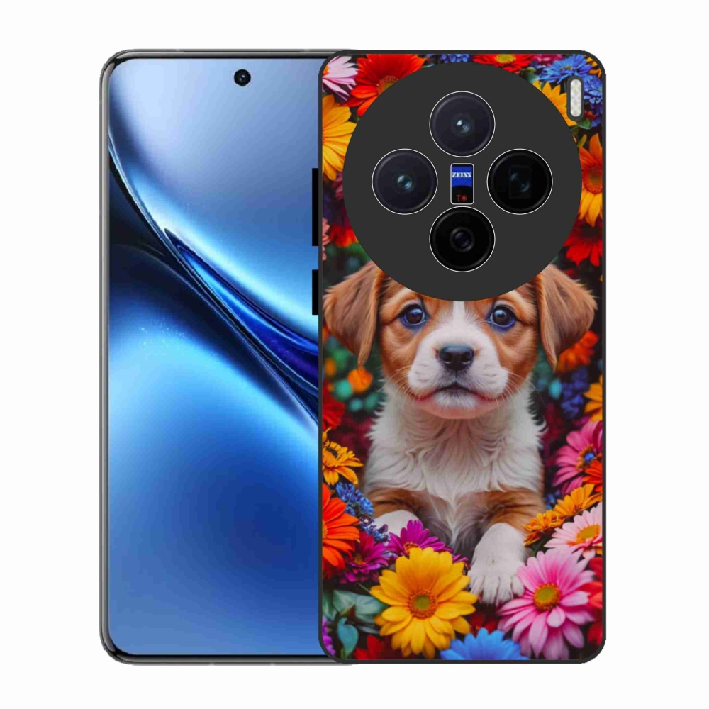 Gélový kryt mmCase na Vivo X200 5G - roztomilé šteňa