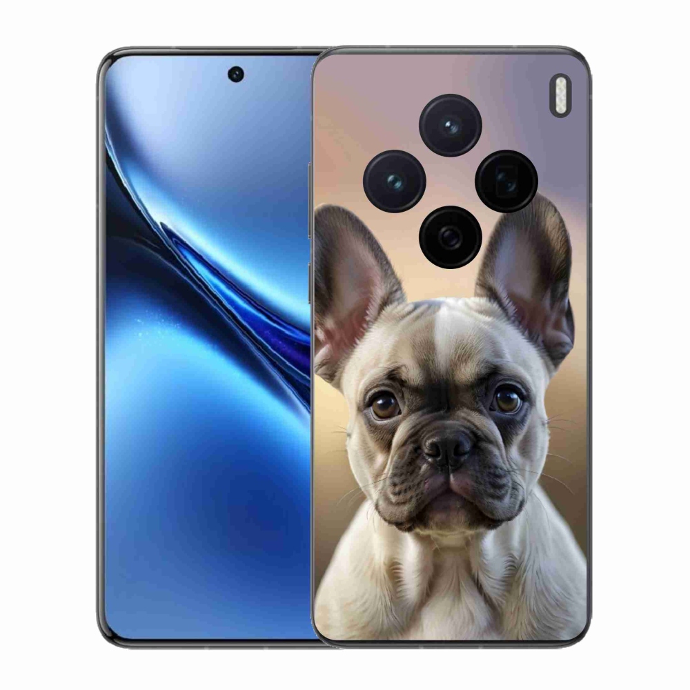 Gélový kryt mmCase na Vivo X200 5G - roztomilý francúzsky buldoček