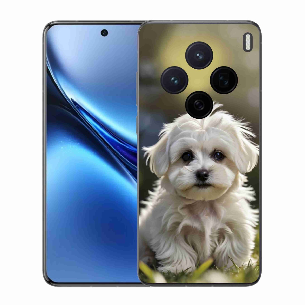 Gélový kryt mmCase na Vivo X200 5G - roztomilý maltézsky psík
