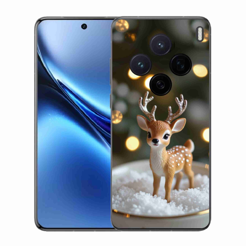 Gélový kryt mmCase na Vivo X200 5G - roztomilý vianočný jeleň