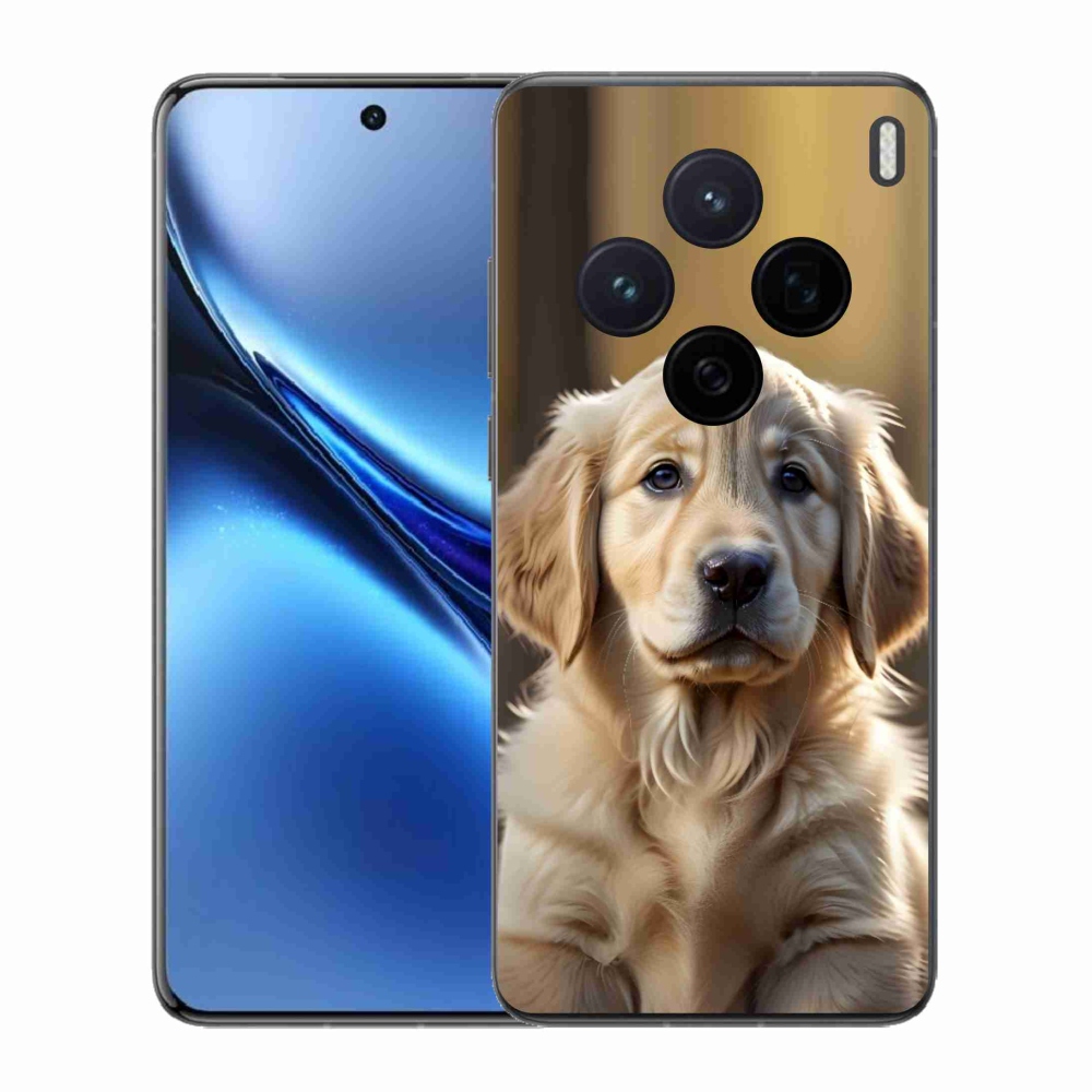 Gélový kryt mmCase na Vivo X200 5G - roztomilý zlatý retriever