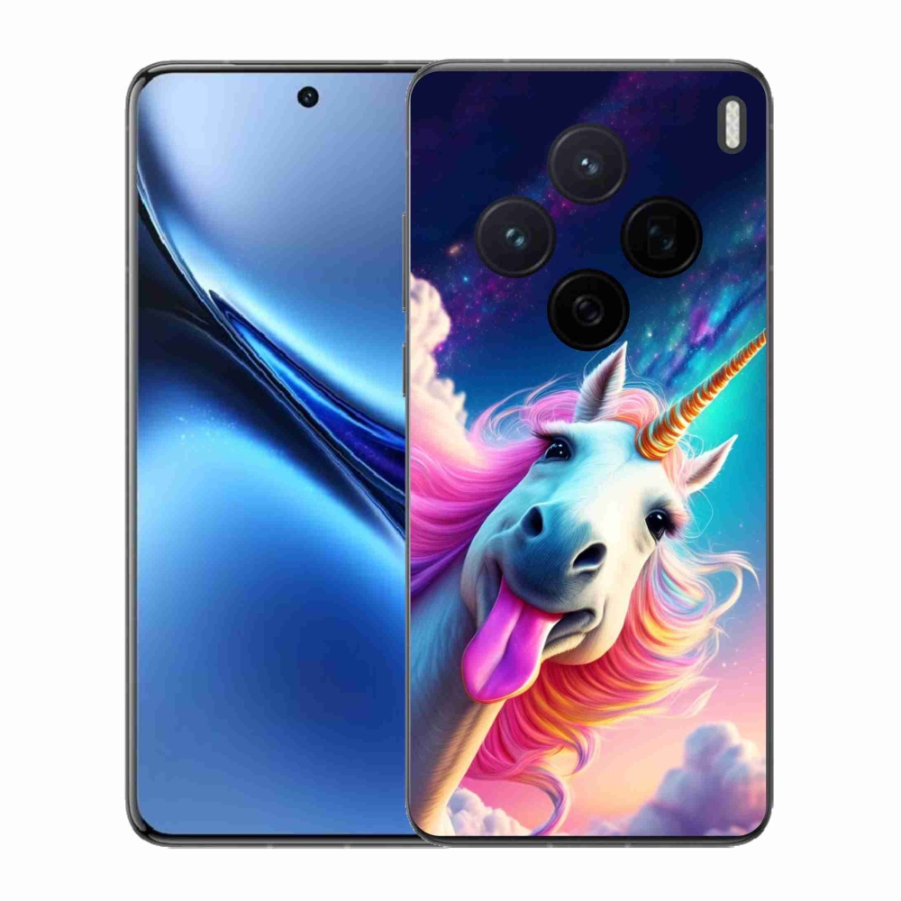Gélový kryt mmCase na Vivo X200 5G - šialený jednorožec