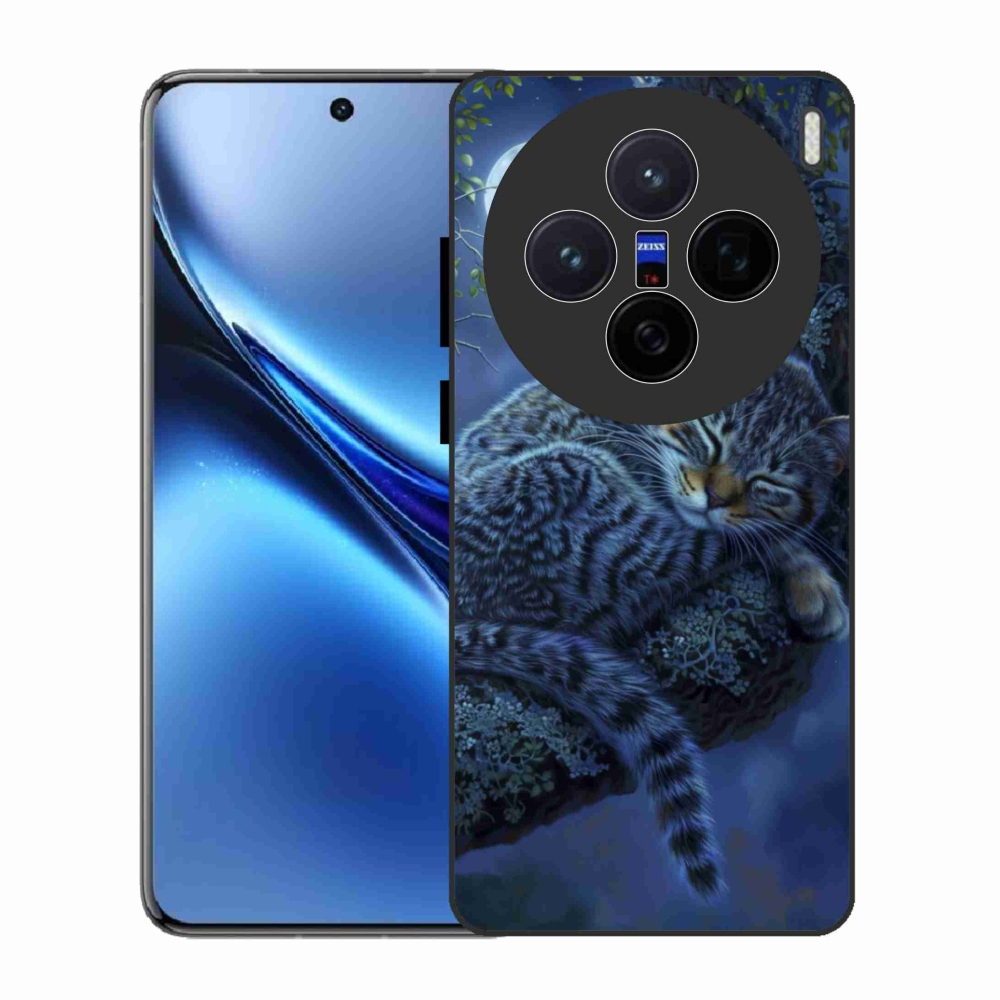 Gélový kryt mmCase na Vivo X200 5G - spiaca mačka