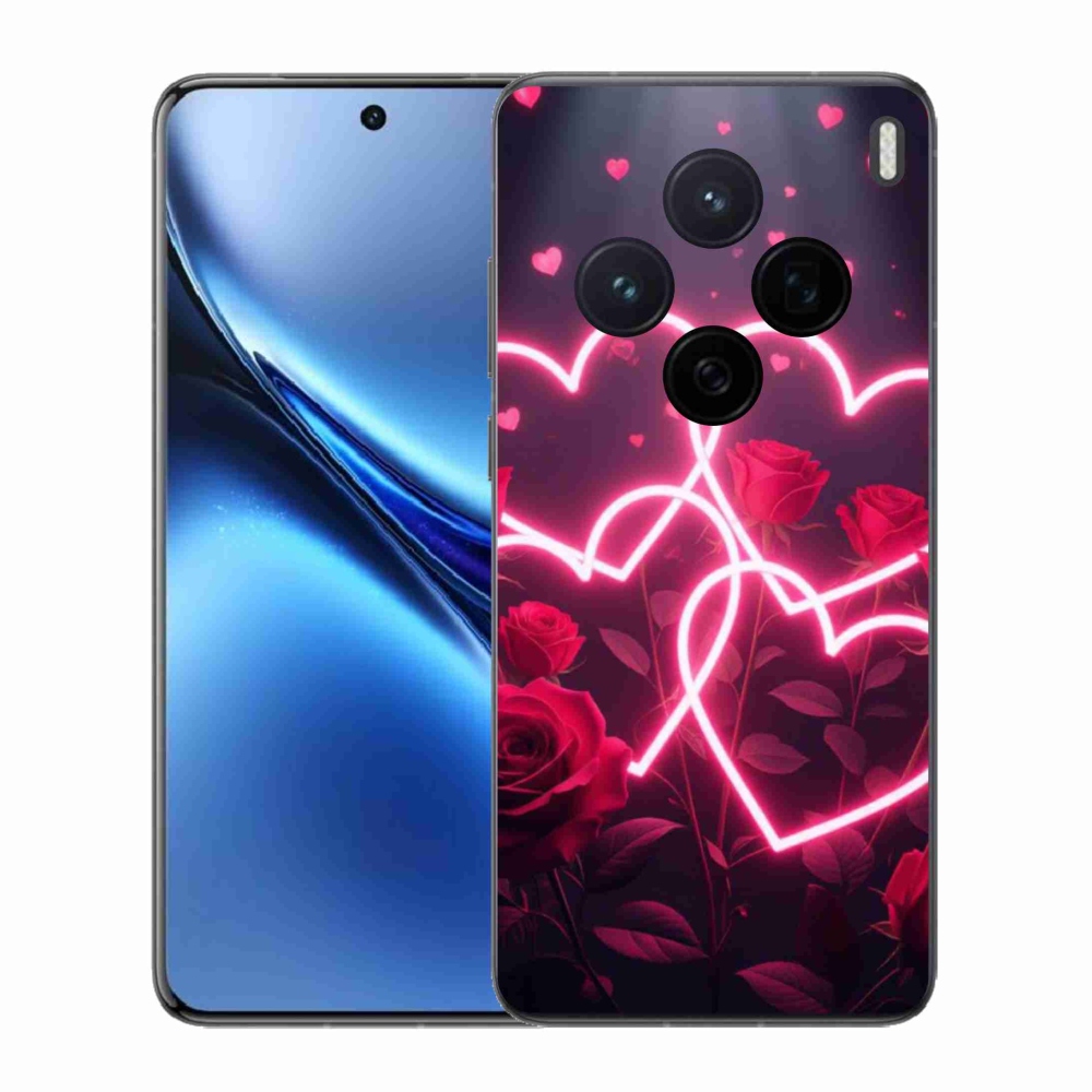 Gélový kryt mmCase na Vivo X200 5G - srdce lásky