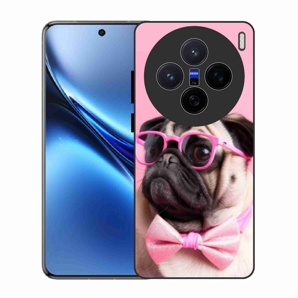 Gélový kryt mmCase na Vivo X200 5G - štýlový mops